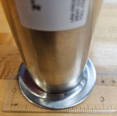 #12  2" STAINLESS STUFFING HORN FOR GROUND MEAT BAGS