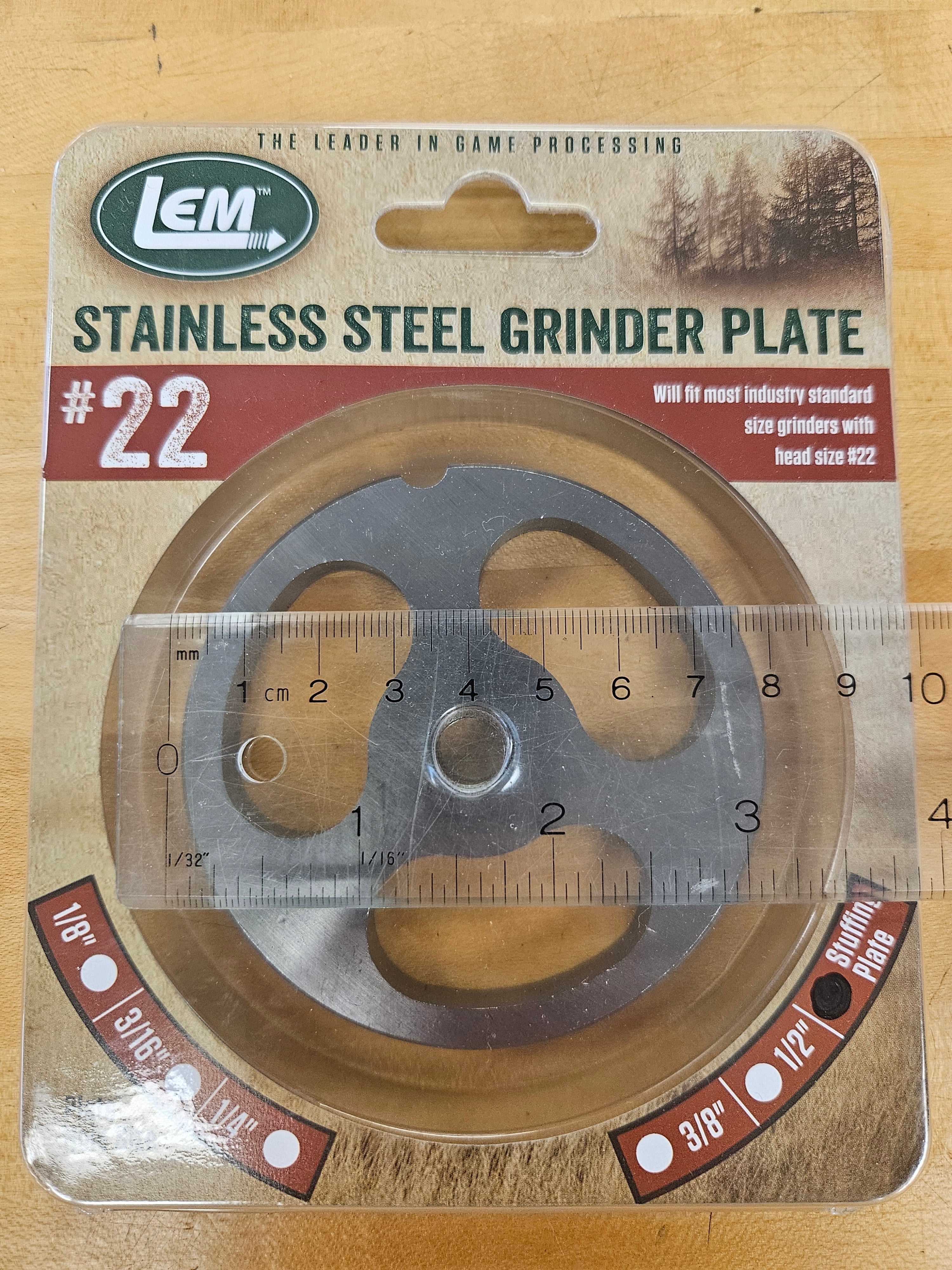 #22 GRINDER KIDNEY PLATE