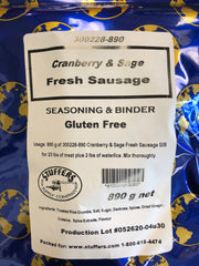 CRANBERRY SAGE FRESH SAUSAGE BINDER 890g