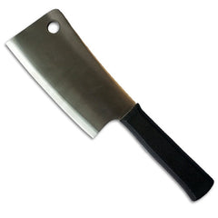 Meat Cleaver Stainless Steel 9" Black Handle